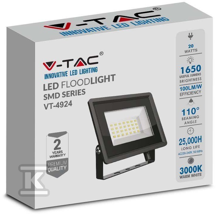 Projektor LED V-TAC 20W SMD F-CLASS - 6738